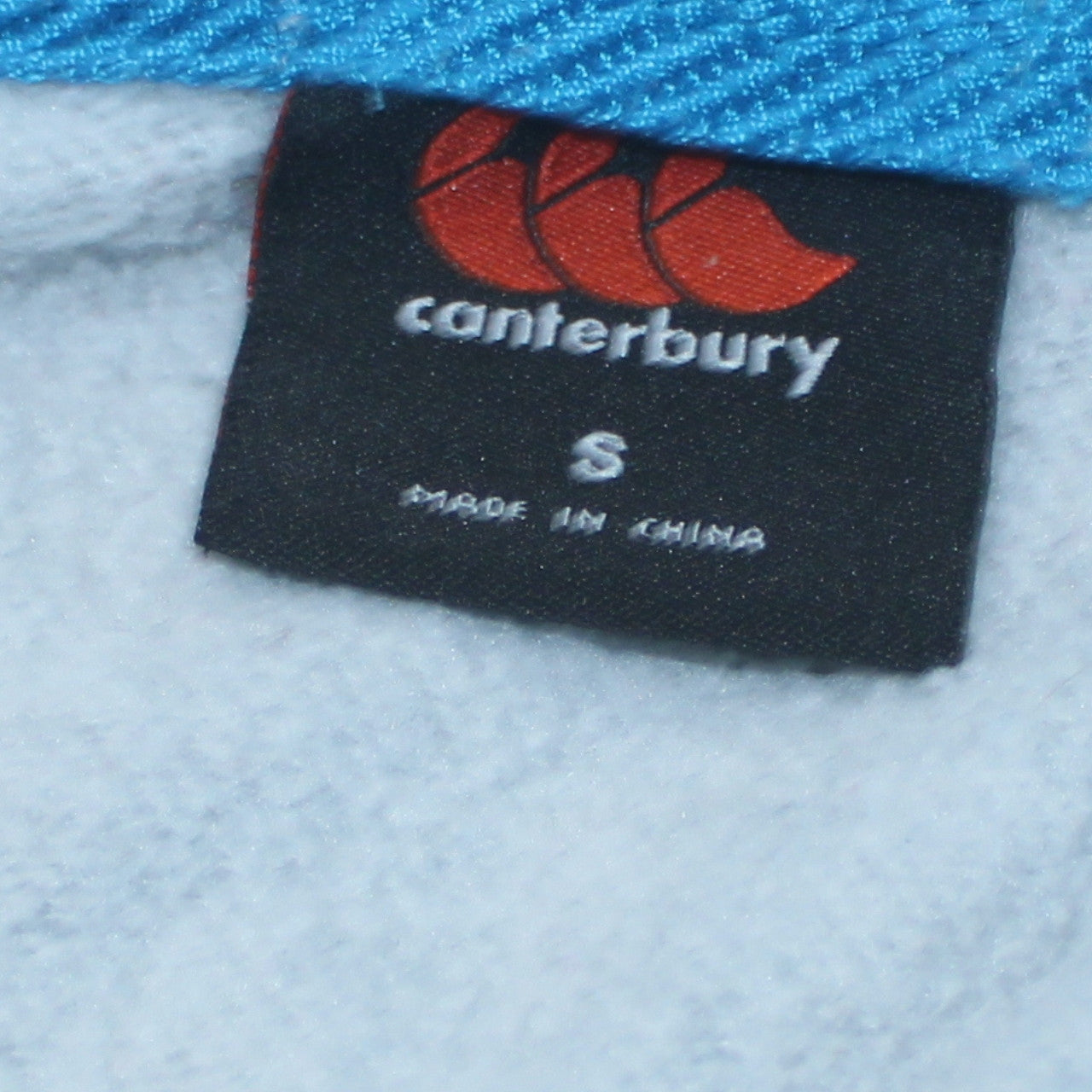 Mens UK Size S Canterbury Grey Full Zip Hoodie