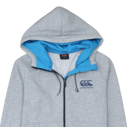 Mens UK Size S Canterbury Grey Full Zip Hoodie