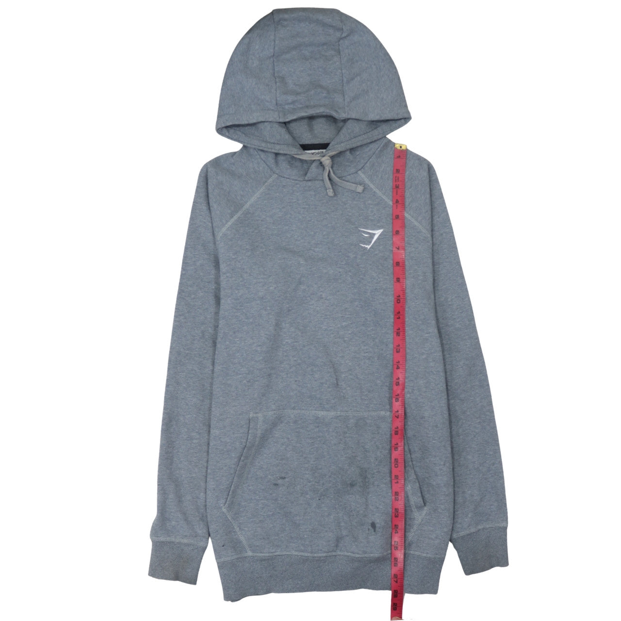 Mens UK Size XS Gymshark Grey Pullover Hoodie