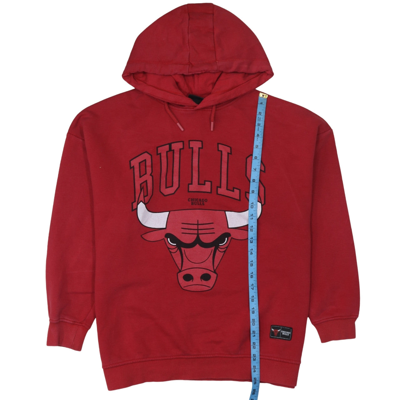Womens UK Size S Primark Red Pullover Hoodie