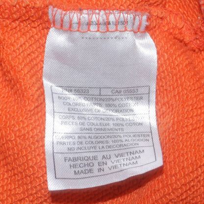 Womens UK Size M Nike Orange Pullover Hoodie