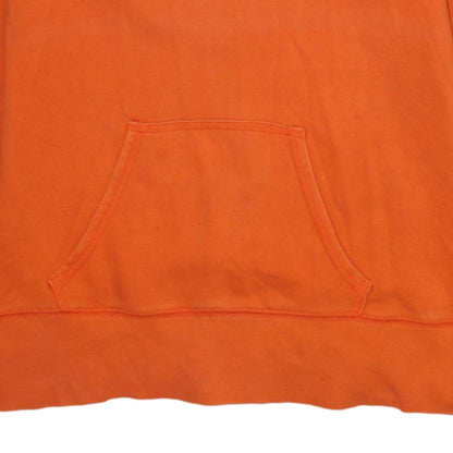 Womens UK Size M Nike Orange Pullover Hoodie