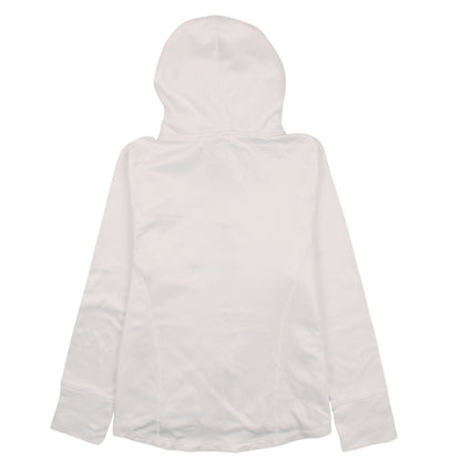 Womens UK Size L FILA White Full Zip Hoodie