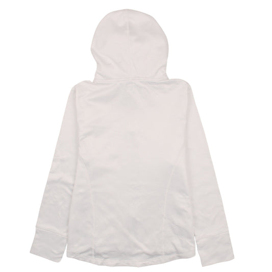 Womens UK Size L FILA White Full Zip Hoodie
