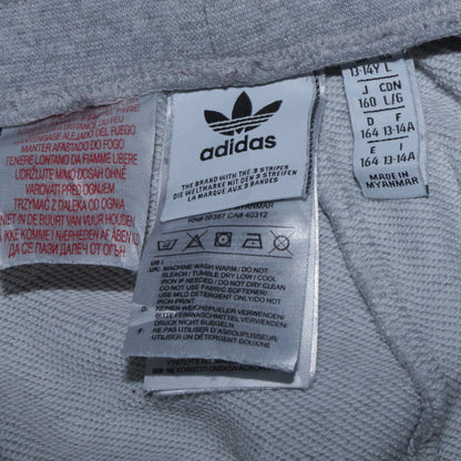 Boys UK Size 14 Years adidas Regular Fit Jogger Grey Trousers