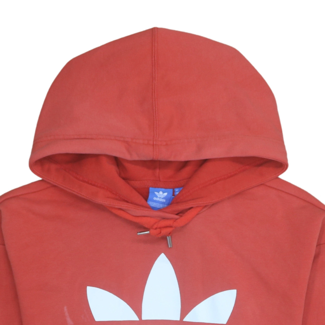 Womens UK Size 8 adidas Red Pullover Hoodie