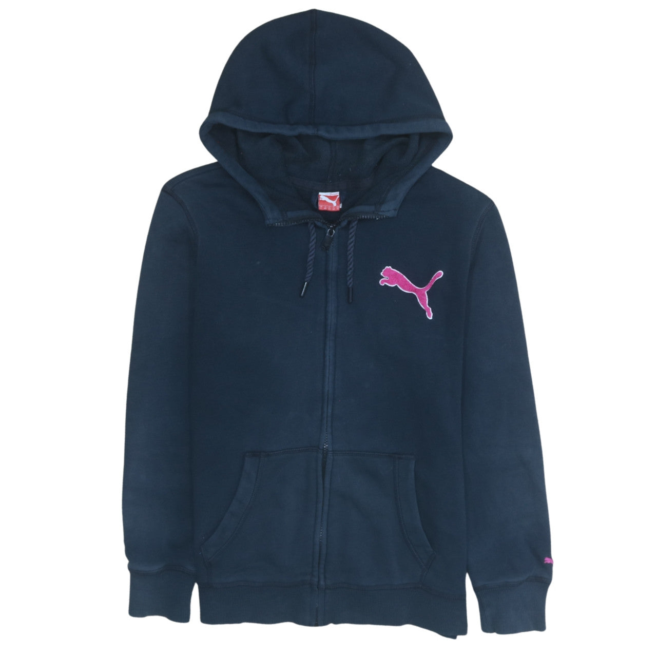 Mens UK Size L PUMA Blue Full Zip Hoodie
