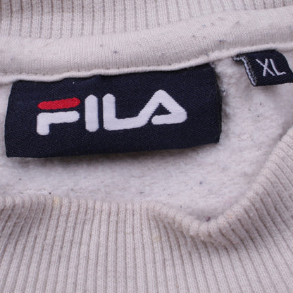 Womens UK Size XL FILA Beige Pullover Sweatshirt