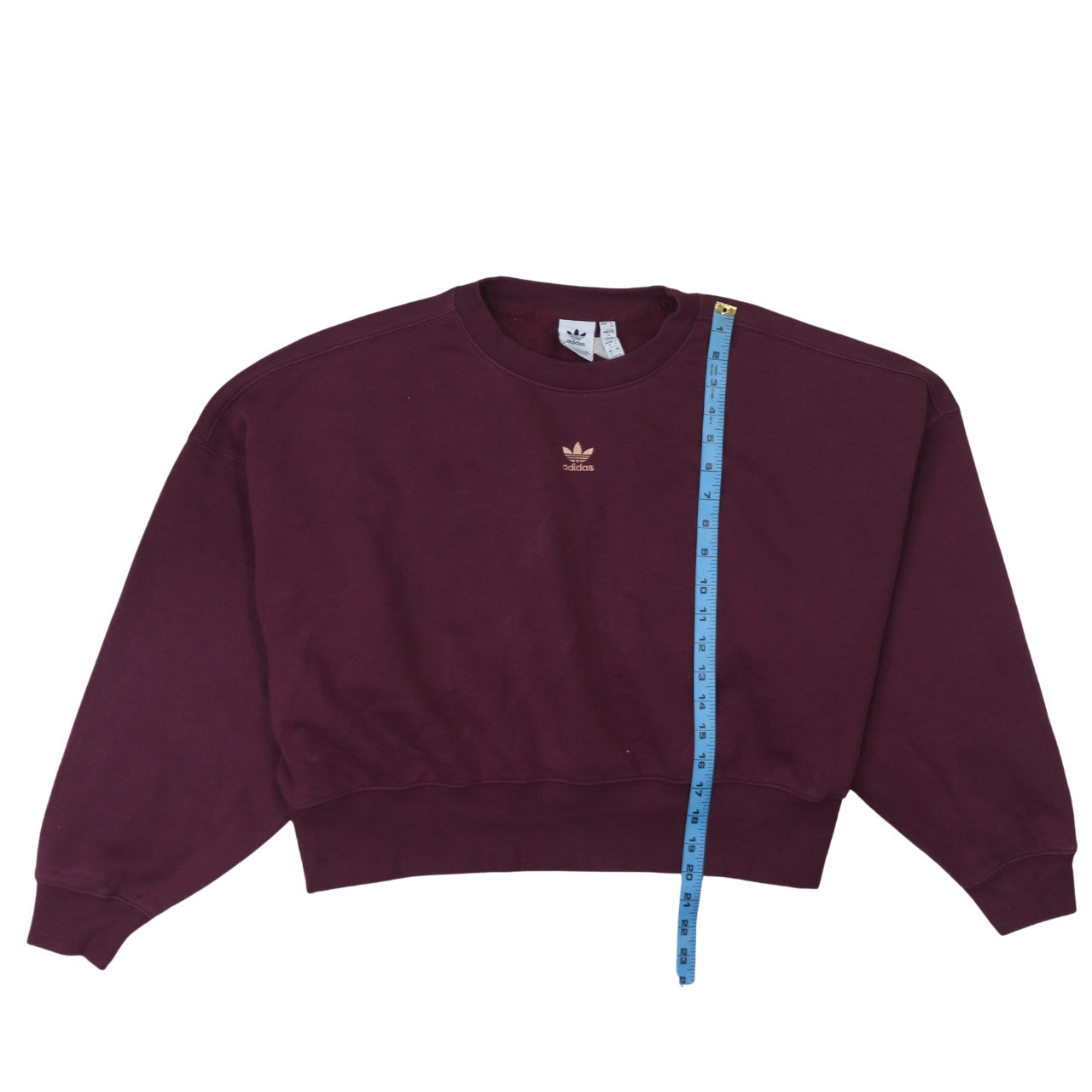 Womens UK Size 8 adidas Red Pullover Sweatshirt
