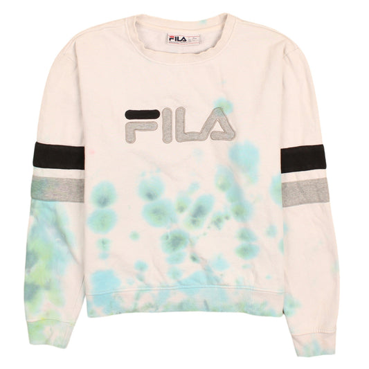 Womens UK Size L FILA Multicoloured Pullover Sweatshirt