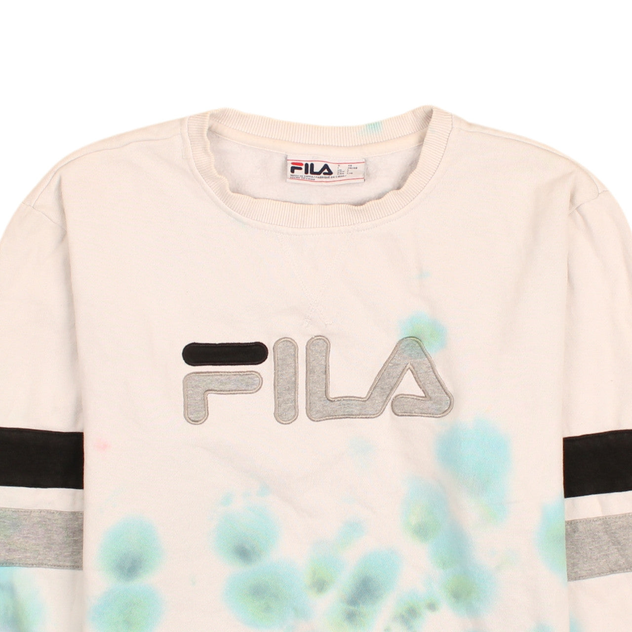 Womens UK Size L FILA Multicoloured Pullover Sweatshirt