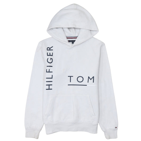Mens UK Size XS Tommy Hilfiger White Pullover Hoodie