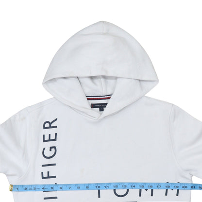 Mens UK Size XS Tommy Hilfiger White Pullover Hoodie