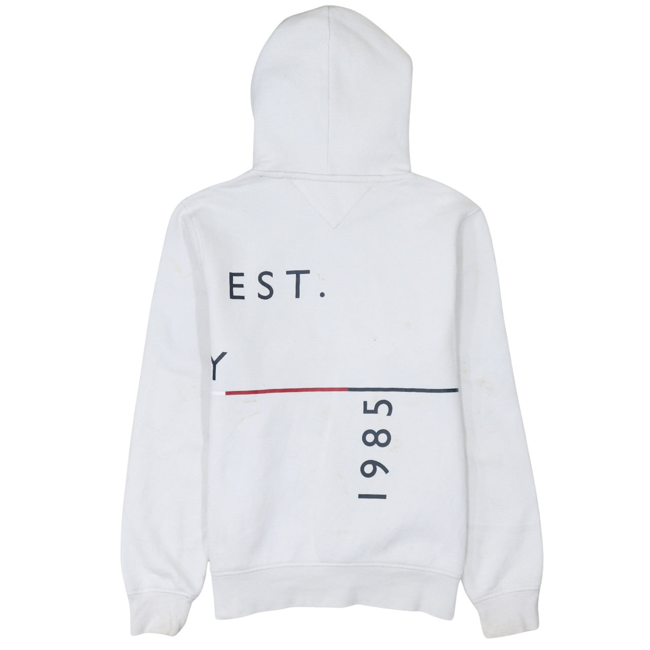 Mens UK Size XS Tommy Hilfiger White Pullover Hoodie