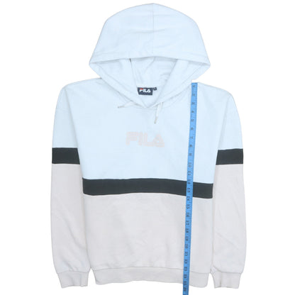 Womens UK Size L FILA Blue Pullover Hoodie