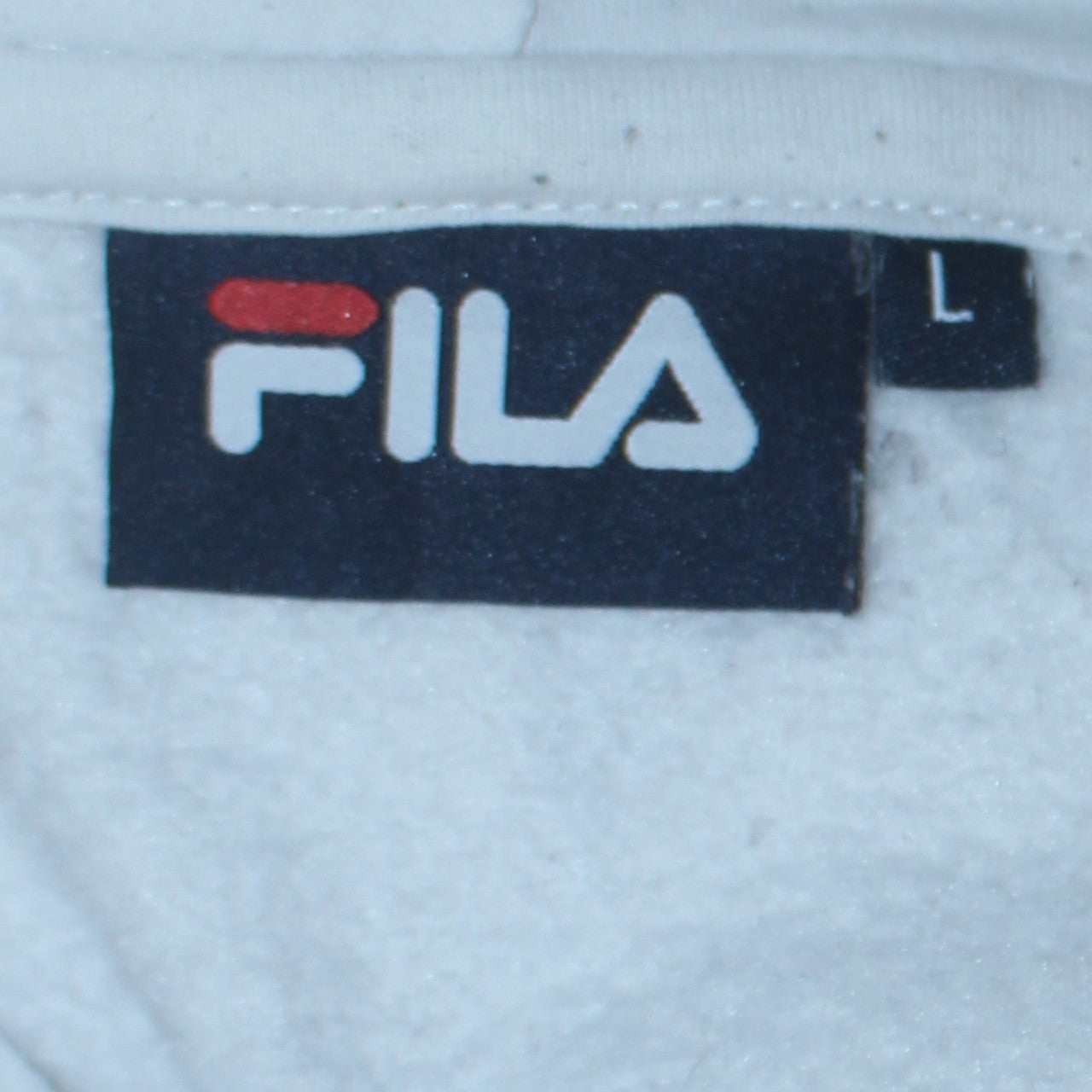 Womens UK Size L FILA Blue Pullover Hoodie