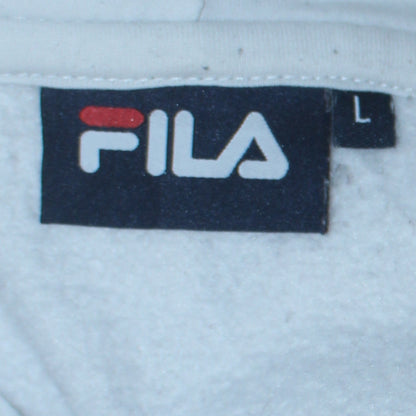 Womens UK Size L FILA Blue Pullover Hoodie