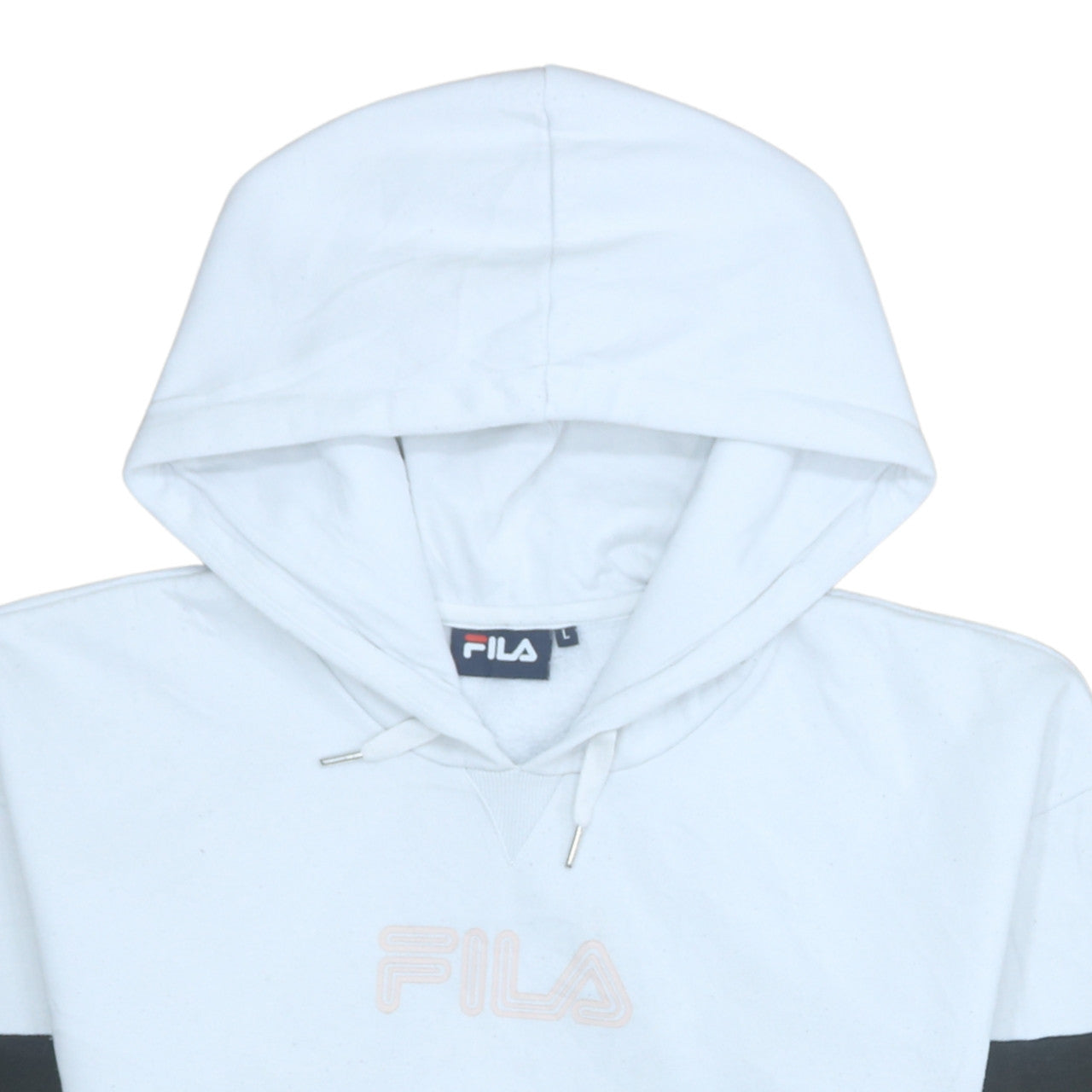 Womens UK Size L FILA Blue Pullover Hoodie