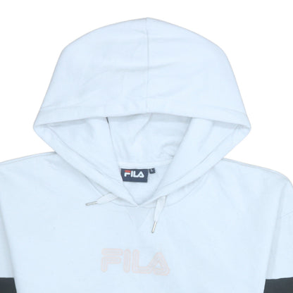 Womens UK Size L FILA Blue Pullover Hoodie