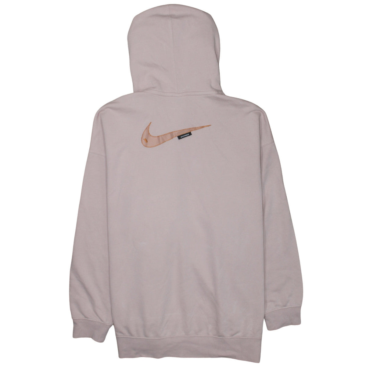 Womens UK Size S Nike Beige Pullover Hoodie