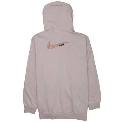 Womens UK Size S Nike Beige Pullover Hoodie