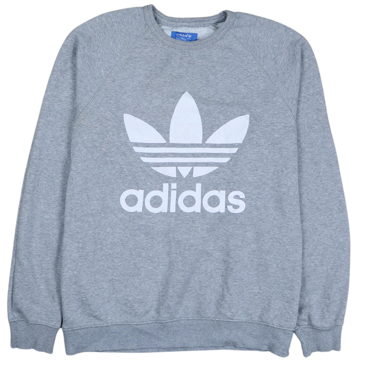 Mens UK Size S adidas Grey Pullover Sweatshirt