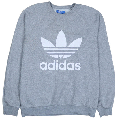 Mens UK Size S adidas Grey Pullover Sweatshirt