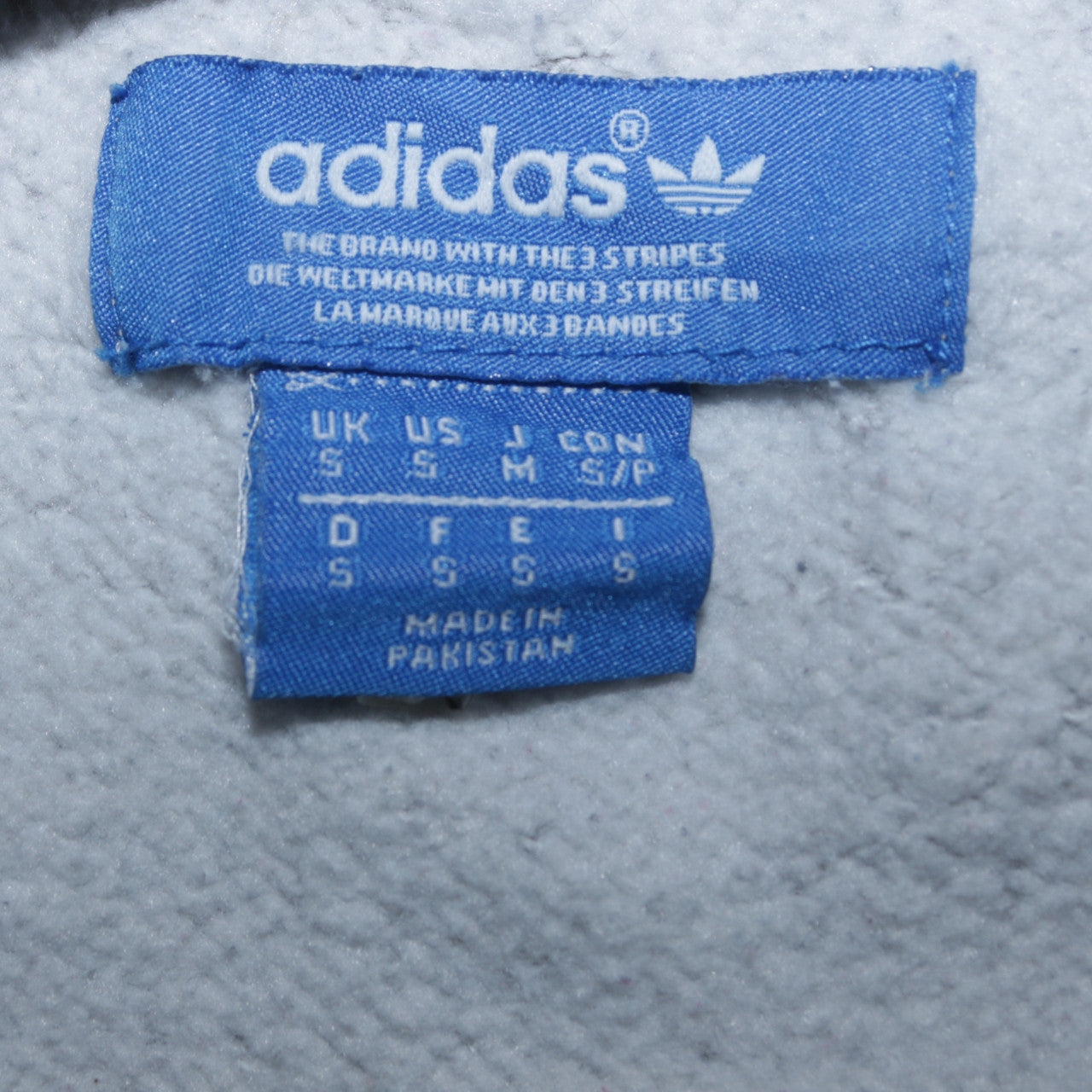 Mens UK Size S adidas Grey Pullover Sweatshirt