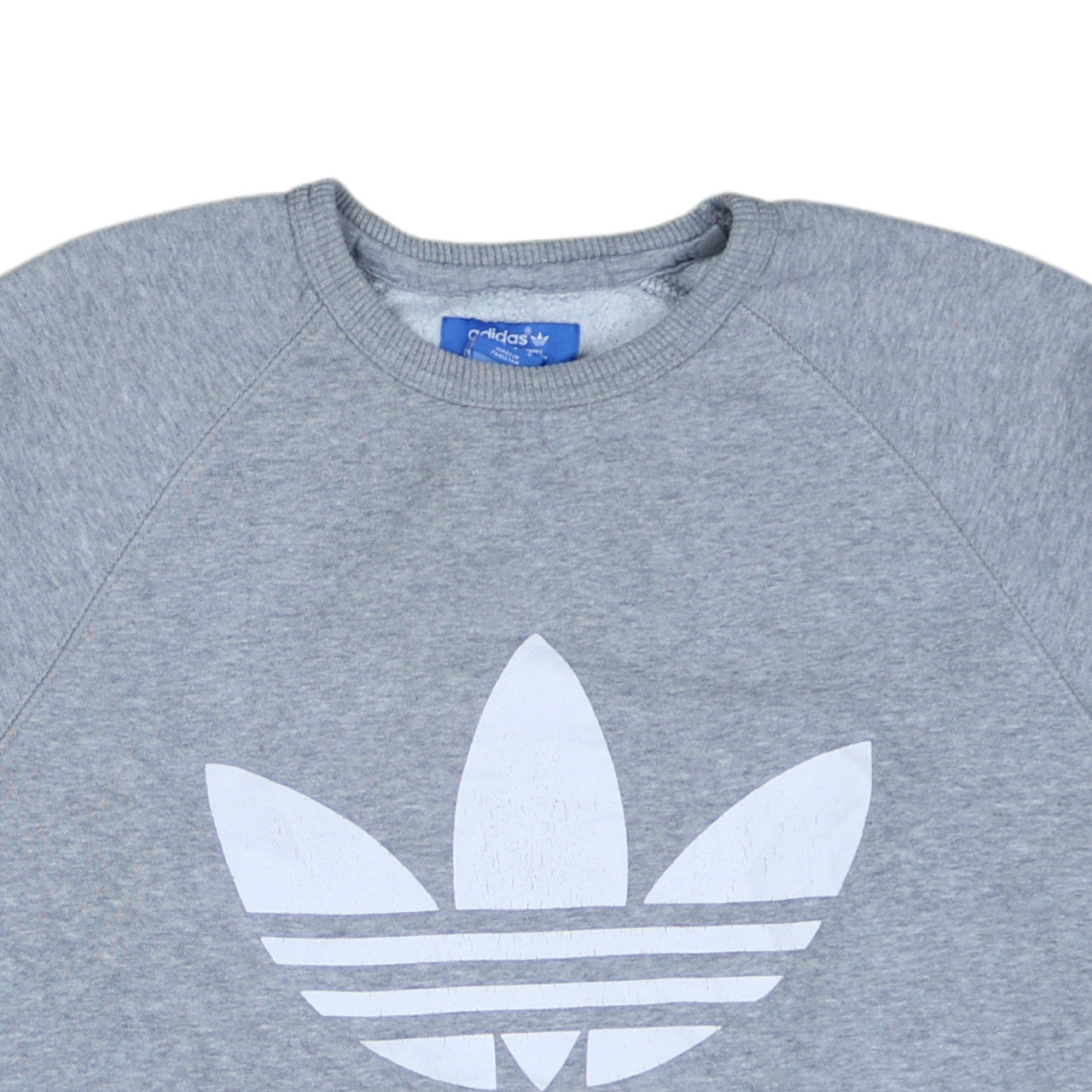 Mens UK Size S adidas Grey Pullover Sweatshirt