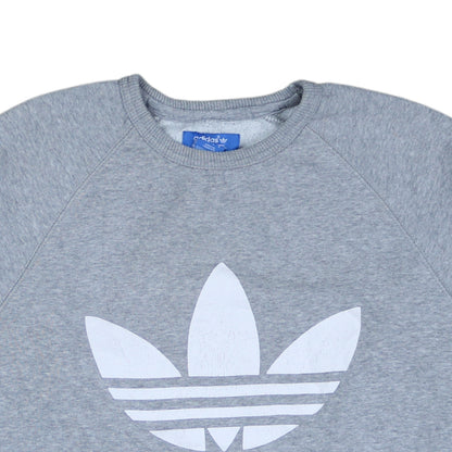 Mens UK Size S adidas Grey Pullover Sweatshirt