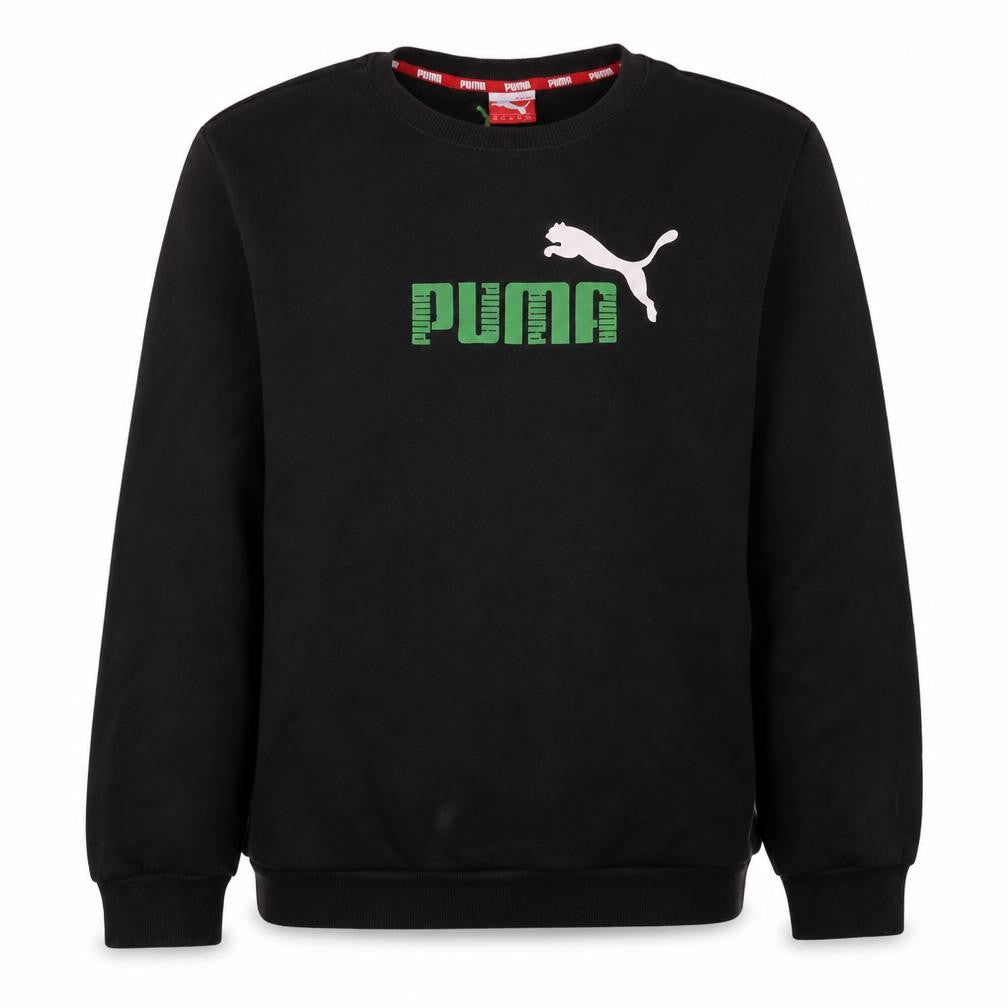 Mens UK Size M PUMA Black Pullover Sweatshirt