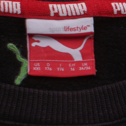 Mens UK Size M PUMA Black Pullover Sweatshirt