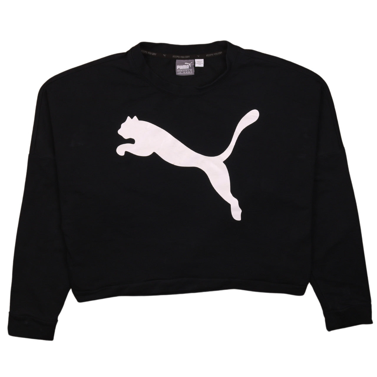Womens UK Size 14 PUMA Black Pullover Sweatshirt