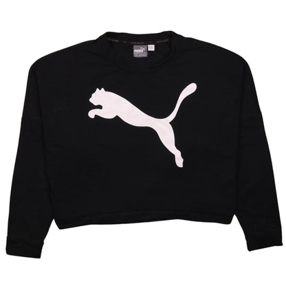 Womens UK Size 14 PUMA Black Pullover Sweatshirt