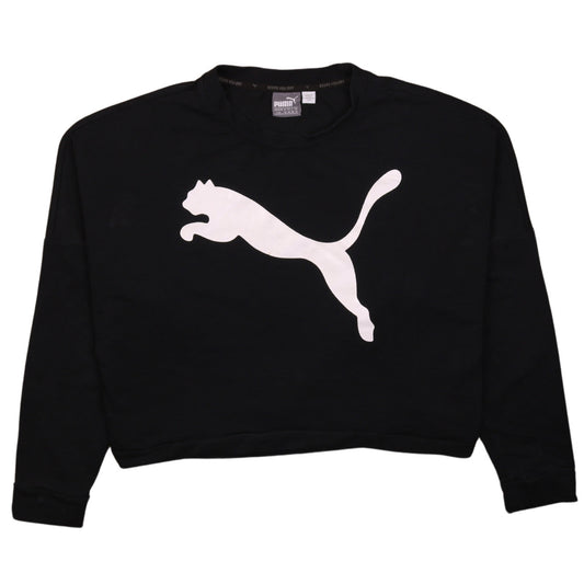 Womens UK Size 14 PUMA Black Pullover Sweatshirt