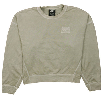 Womens UK Size M Nike Beige Pullover Sweatshirt