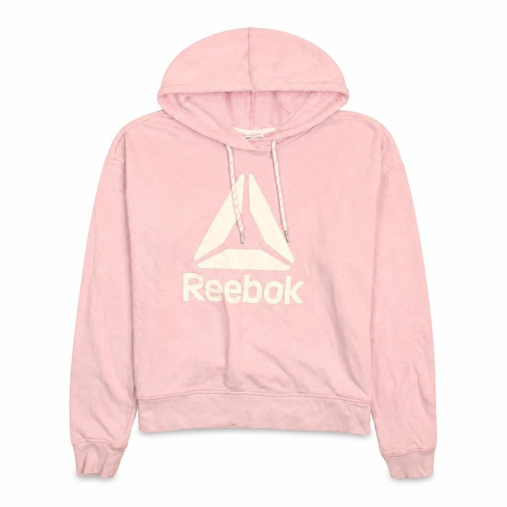 Womens UK Size S Reebok Pink Pullover Hoodie