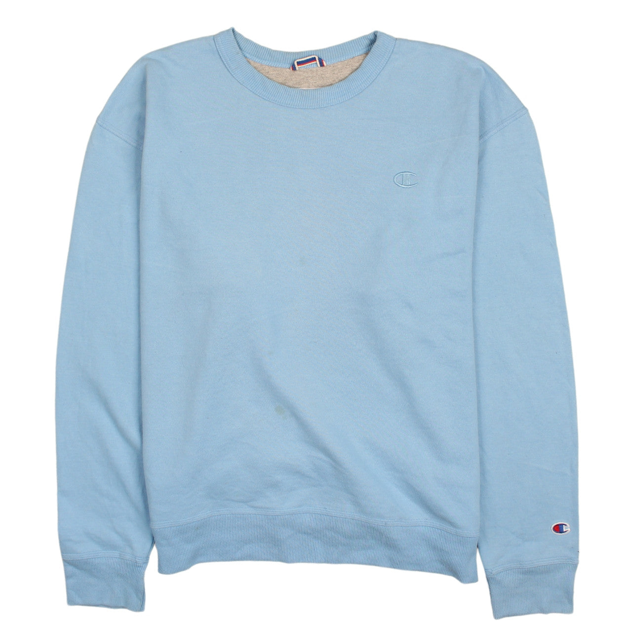 Mens UK Size XL Champion Blue Pullover Sweatshirt