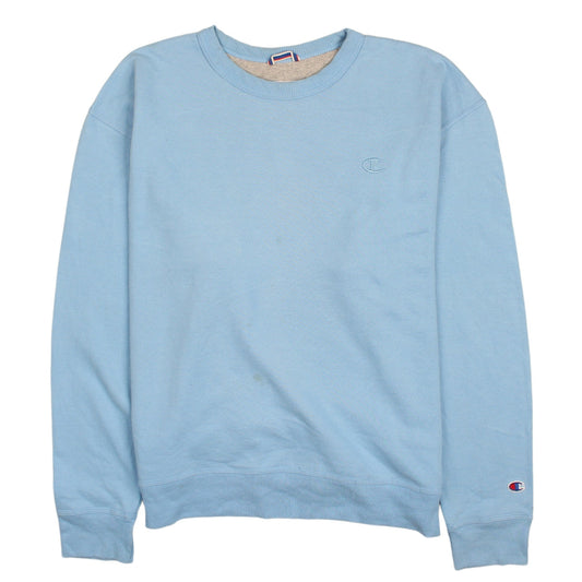 Mens UK Size XL Champion Blue Pullover Sweatshirt