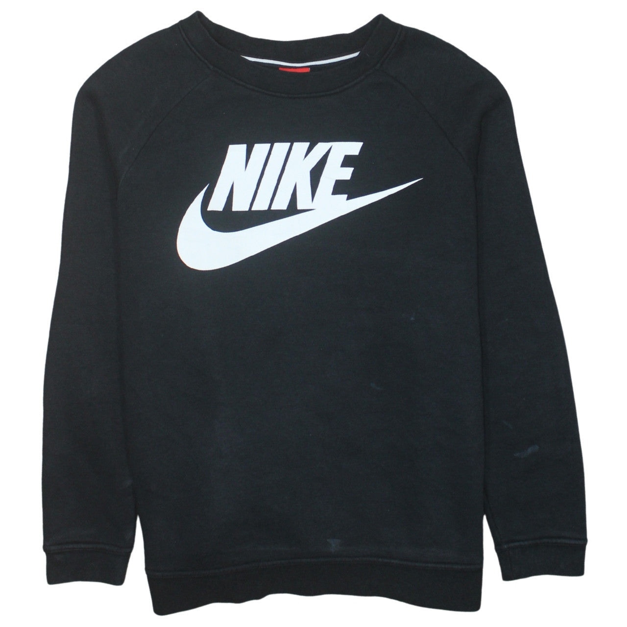 Womens UK Size L Nike Black Pullover Sweatshirt