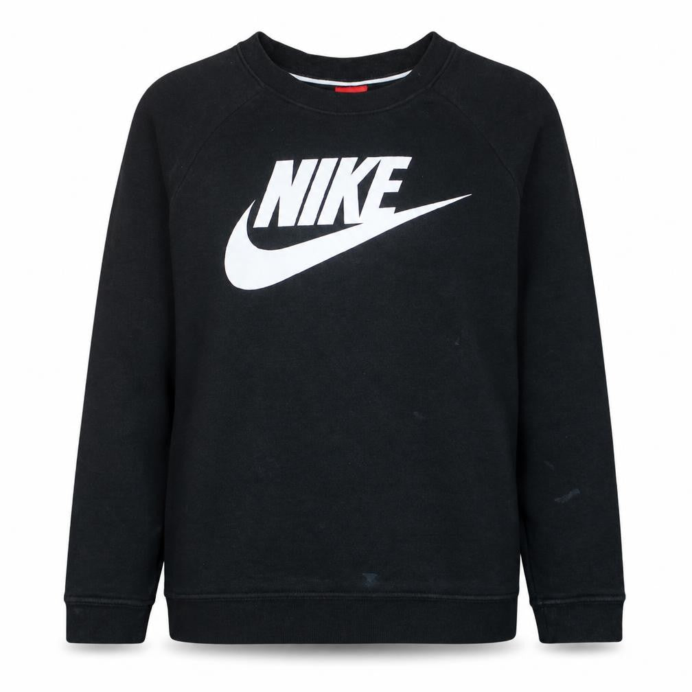 Womens UK Size L Nike Black Pullover Sweatshirt