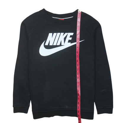 Womens UK Size L Nike Black Pullover Sweatshirt