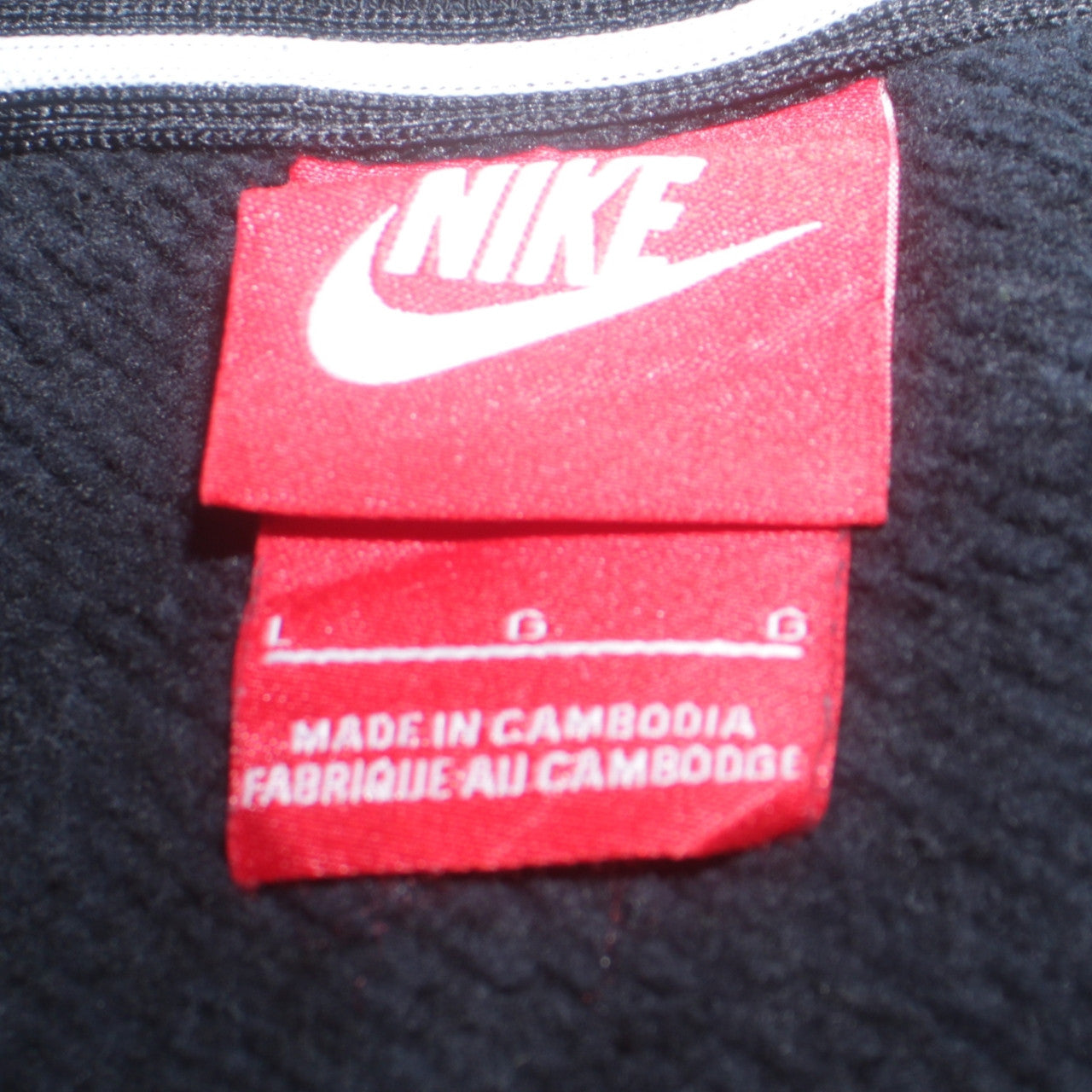 Womens UK Size L Nike Black Pullover Sweatshirt