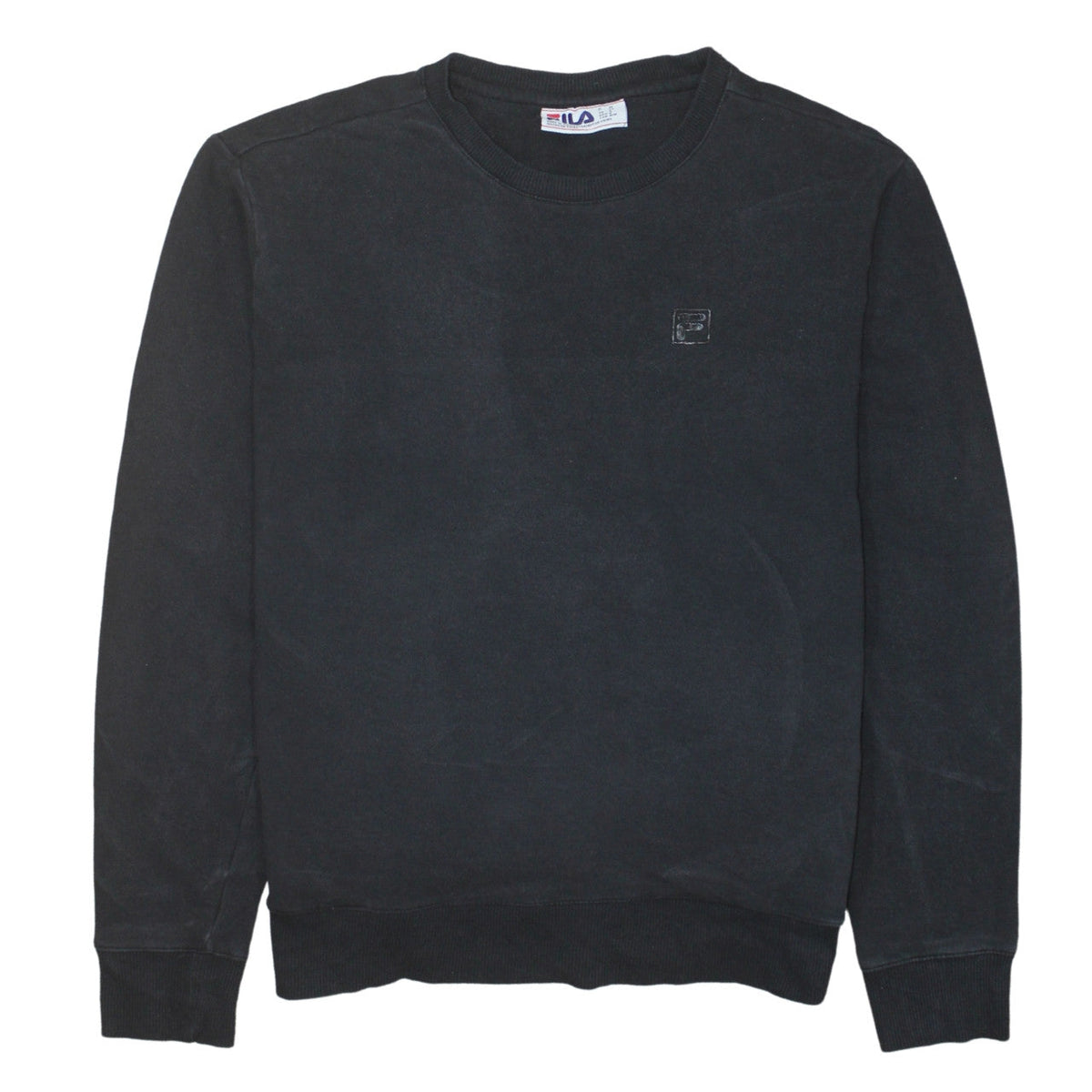 Mens UK Size M FILA Black Pullover Sweatshirt