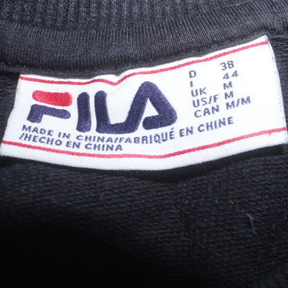 Mens UK Size M FILA Black Pullover Sweatshirt
