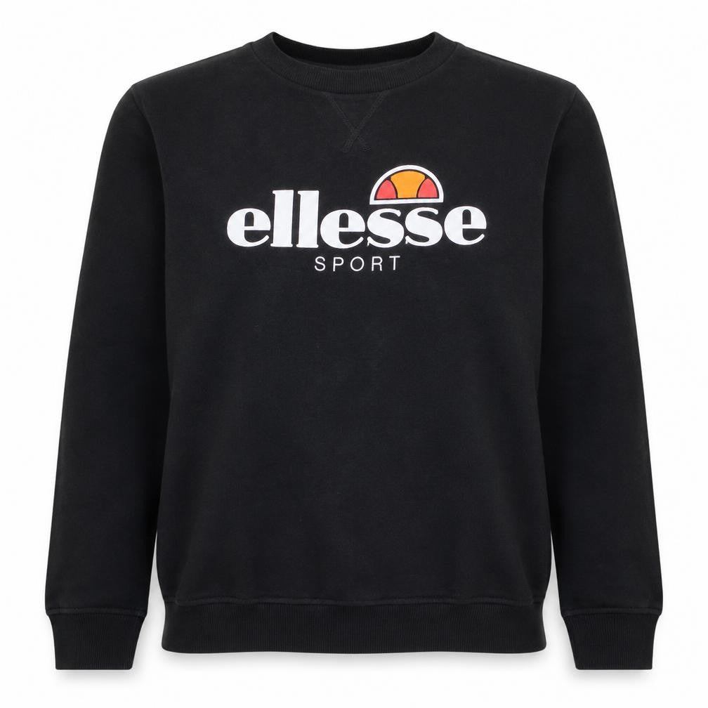 Womens UK Size 14 ellesse Black Pullover Sweatshirt