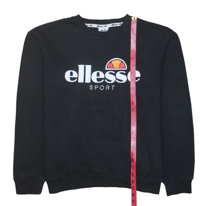 Womens UK Size 14 ellesse Black Pullover Sweatshirt