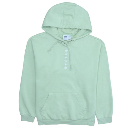 Womens UK Size 14 adidas Green Pullover Hoodie
