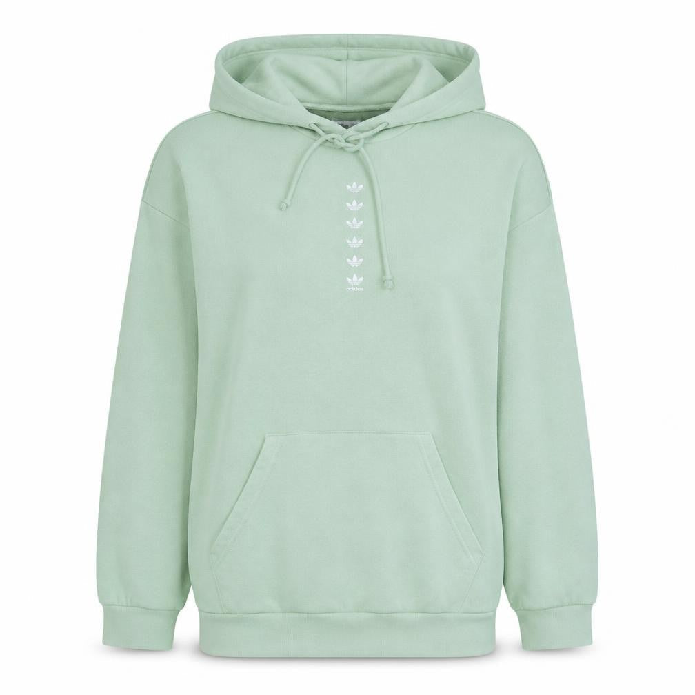 Womens UK Size 14 adidas Green Pullover Hoodie