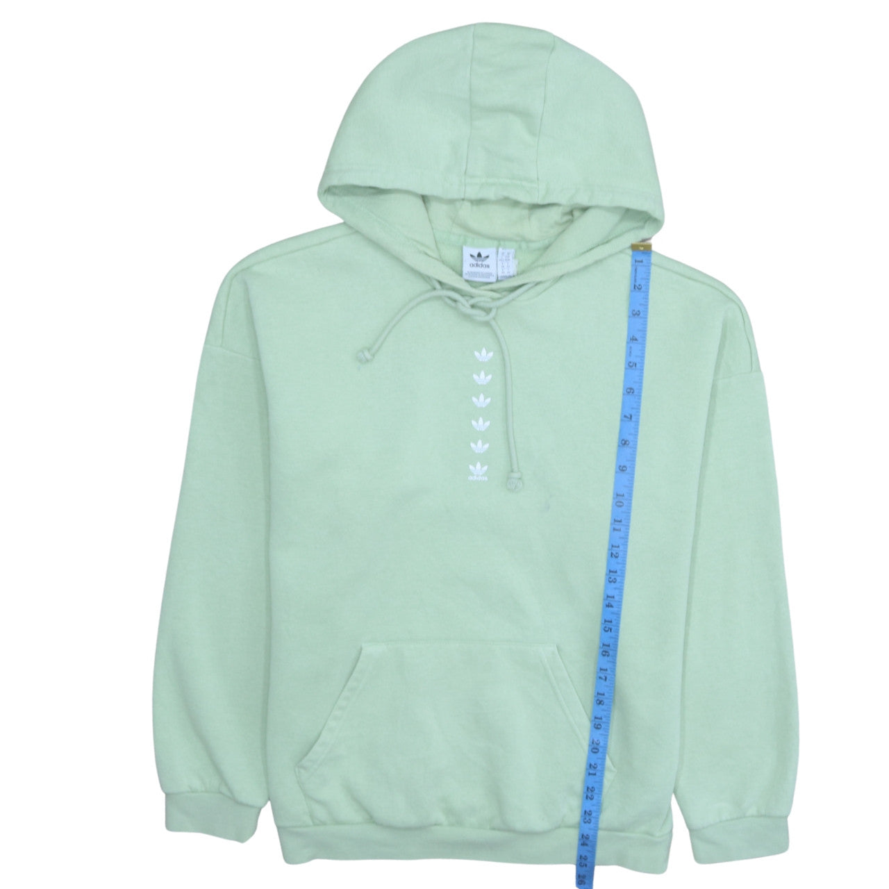 Womens UK Size 14 adidas Green Pullover Hoodie